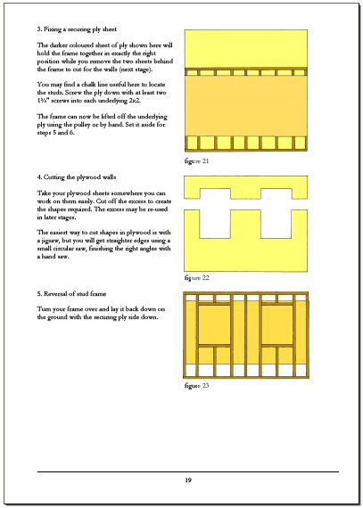 Wall build process