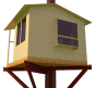 Right view of tree house