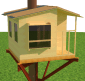 Left side of tree house