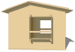 Right view of tree house