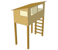 Savanna bird hide